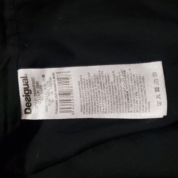 Desigual Black Denim Skirt - Picture 12 of 12